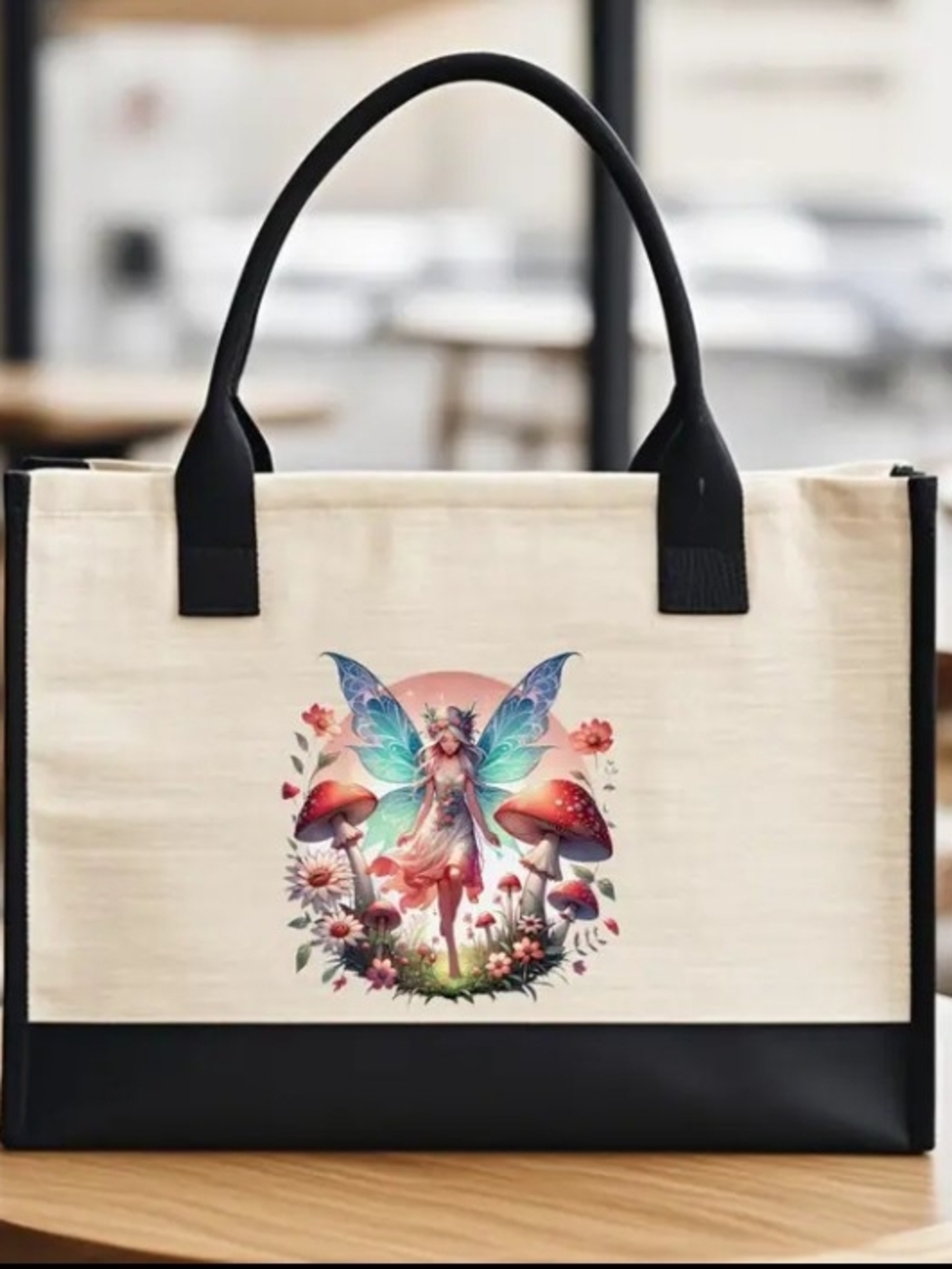 Canvas Fairy Tote Bag